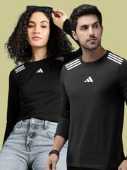 Adi Activewear Full Sleeve Shirt - black