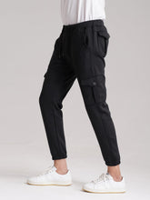 Six Pocket Fleece Cargo Trouser - Black - wearup.store