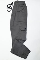 Women Cotton Cargo - Dark Grey