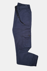 Women Cotton Cargo - Navy Blue