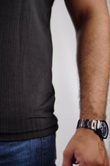 Poplin Cool T-Shirt - Black