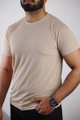 Poplin Cool T-Shirt - Beige