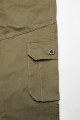 Women Cotton Cargo - Army Green