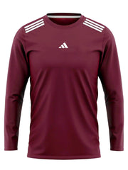 Adi Activewear Full Sleeve Shirt - Maroon