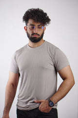 Poplin Cool T-Shirt - Grey