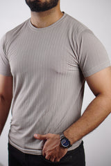 Poplin Cool T-Shirt - Grey