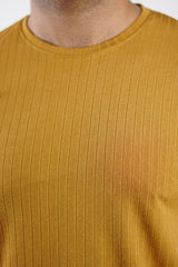 Poplin Cool T-Shirt - Mustard