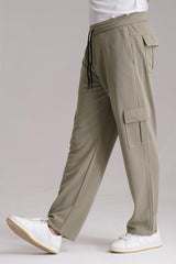 6 Pocket Loose Trouser - Mint - Drizzle.pk