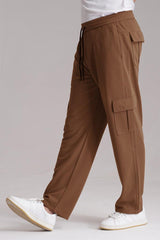 6 Pocket Loose Trouser - Mustard - Drizzle.pk