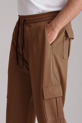 6 Pocket Loose Trouser - Mustard - Drizzle.pk