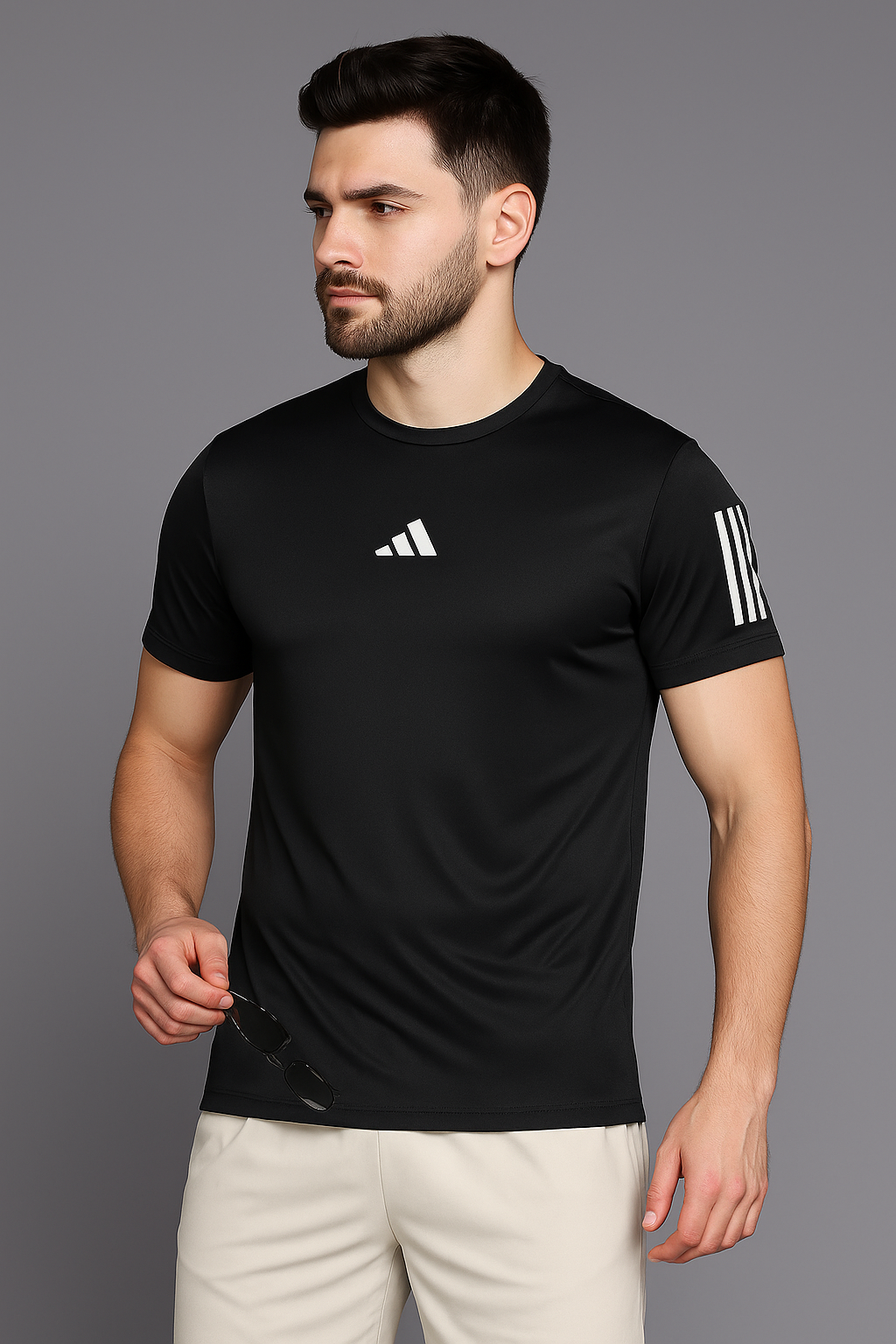 Adi Dri-Fit T-Shirt - Black - Drizzle.pk