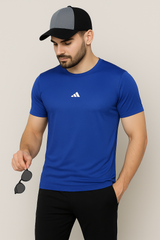 Adi Dri-Fit T-Shirt - Blue - Drizzle.pk