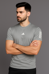 Adi Dri-Fit T-Shirt - Grey - Drizzle.pk