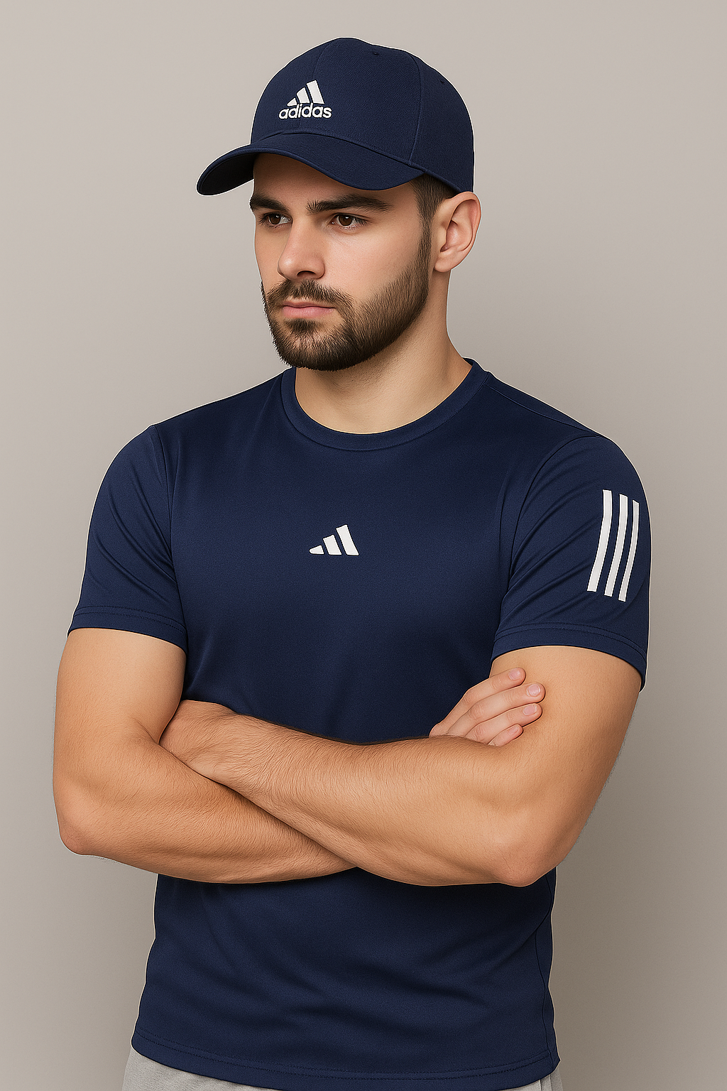 Adi Dri-Fit T-Shirt - Navy - Drizzle.pk
