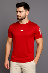 Adi Dri-Fit T-Shirt - Red - Drizzle.pk