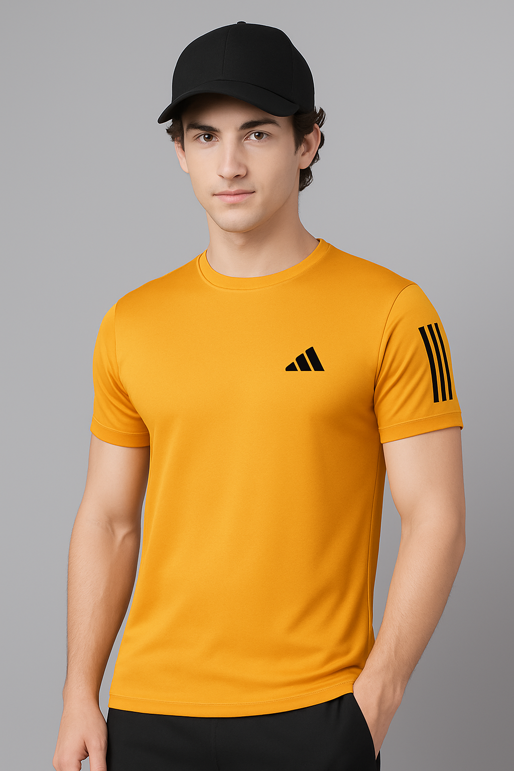 Adi Dri-Fit T-Shirt - Yellow - Drizzle.pk