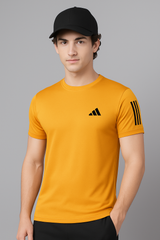 Adi Dri-Fit T-Shirt - Yellow - Drizzle.pk