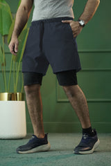 Imported Compression Shorts - Charcol