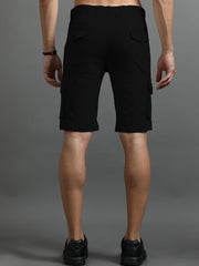 Cotton Shorts Cargo - Black - Drizzle.pk