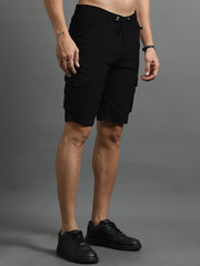 Cotton Shorts Cargo - Black - Drizzle.pk
