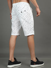 Cotton Shorts Cargo - White - Drizzle.pk