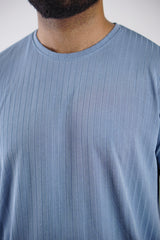 Poplin Cool T-Shirt - Light Blue