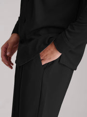 Premium Co-Ord Set Full Sleeve - Black - Drizzle.pk