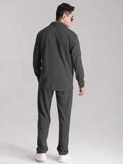 Premium Co-Ord Set Full Sleeve - Grey - Drizzle.pk