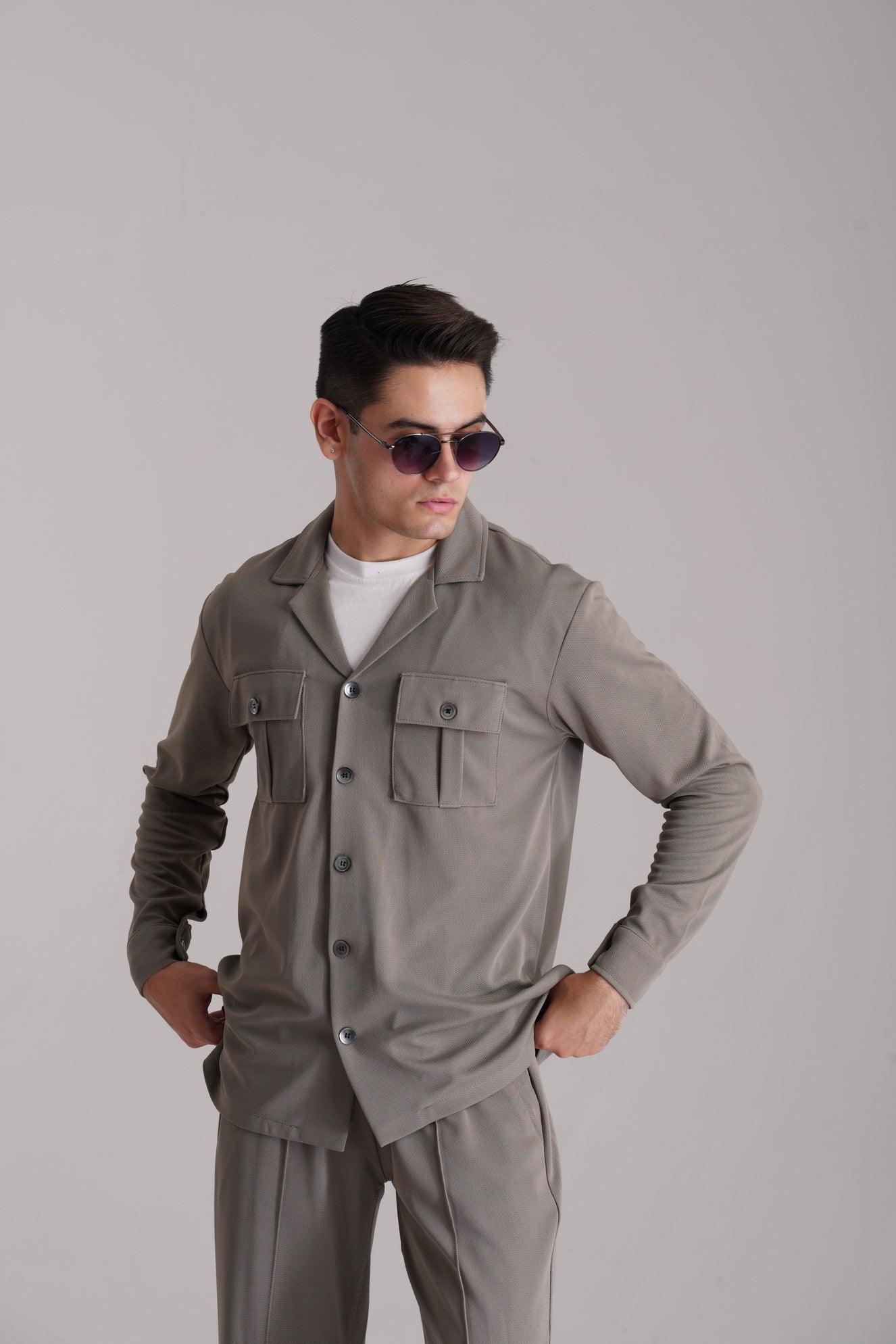 Premium Co-Ord Set Full Sleeve - Mint - Drizzle.pk