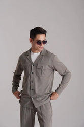 Premium Co-Ord Set Full Sleeve - Mint - Drizzle.pk