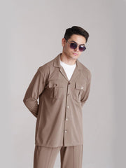 Premium Co-Ord Set Full Sleeve - Skin - Drizzle.pk