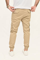 Stretchable Cotton Cargo - Skin - Drizzle.pk