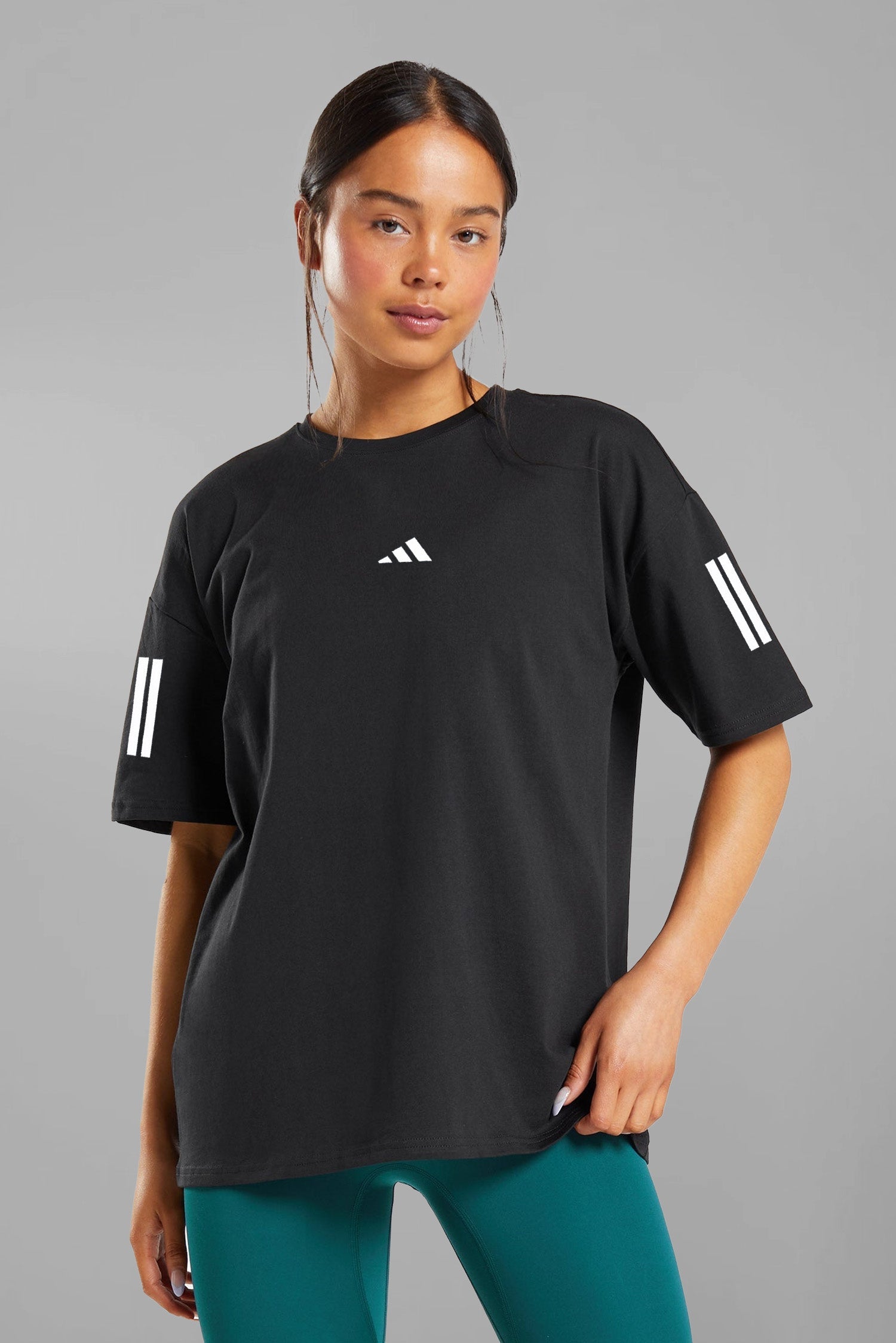 Women Adi Dri-Fit T-Shirt - Black - Drizzle.pk