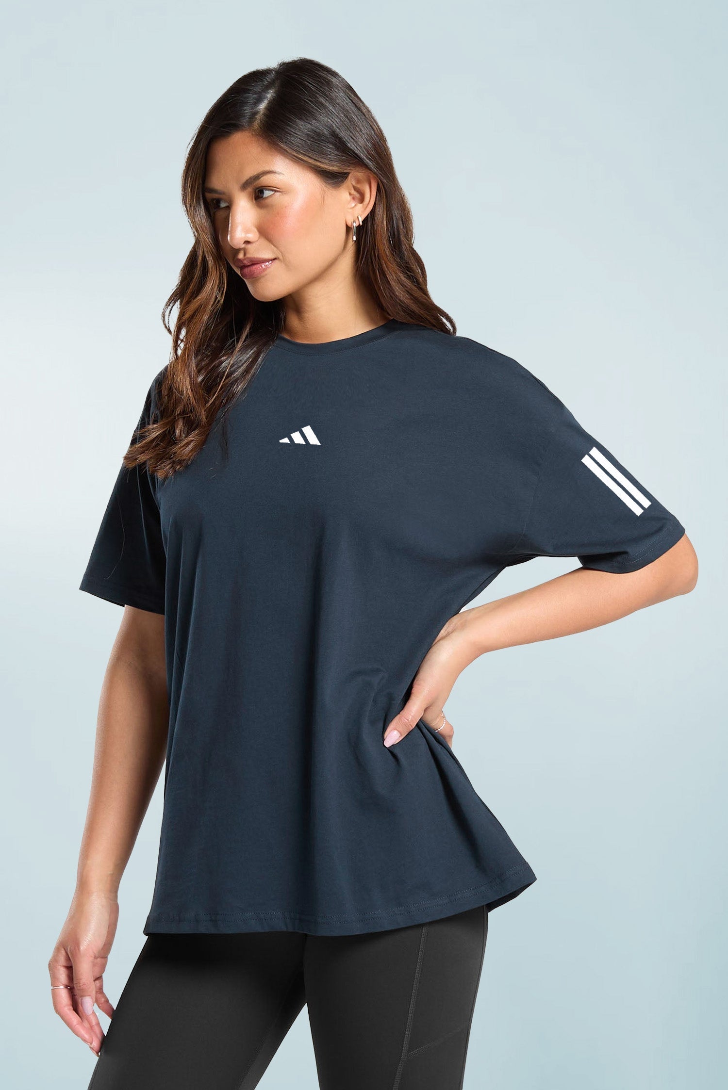 Women Adi Dri-Fit T-Shirt - Navy - Drizzle.pk