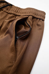 Women Stripe-Line Jogger - Camel - Drizzle.pk