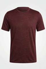 Textured T-Shirt - Maroon