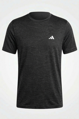Adi Textured T-Shirt - Black
