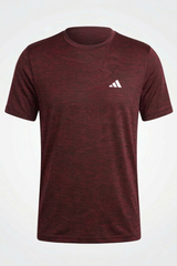 Adi Textured T-Shirt - Maroon