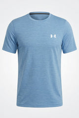 Under Armour Cotton Free Lift Half Sleeve - Sky Blue