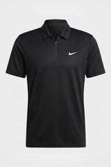 NKE Dry Fit Polo T-Shirt - Black