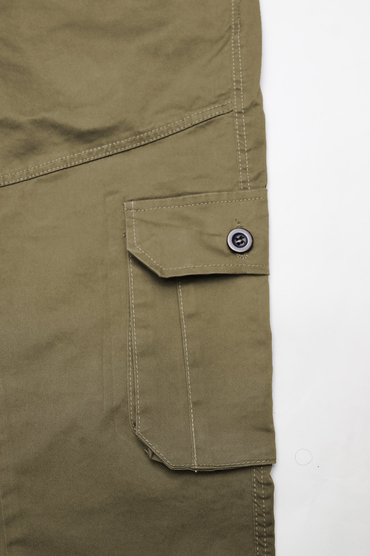 Women Cotton Cargo - Army Green