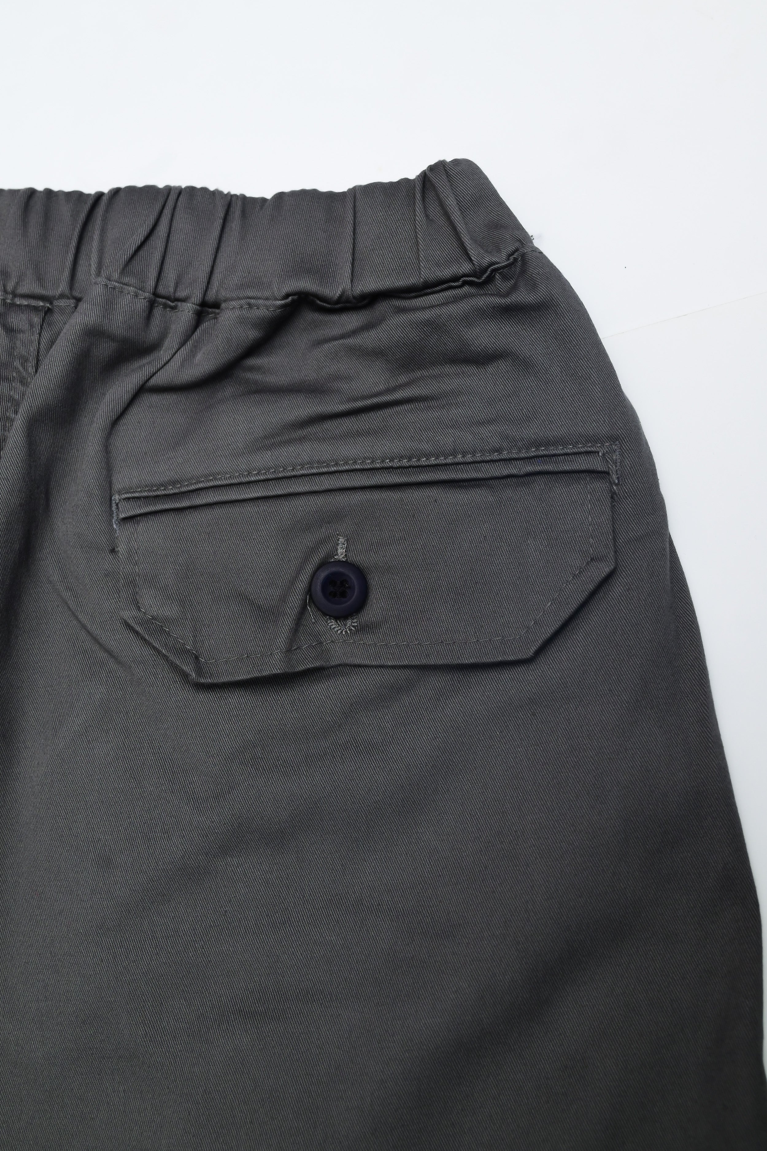 Women Cotton Cargo - Dark Grey