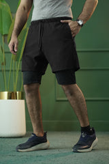 Imported Compression Shorts - Black