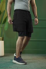Imported Compression Shorts - Black