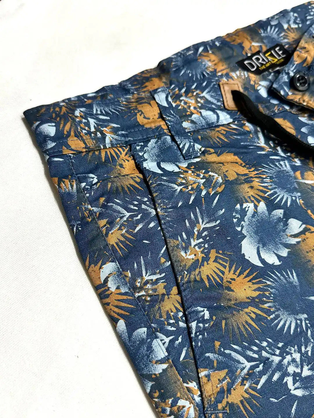 Cotton Shorts - Floral Pattern - Drizzle.pk