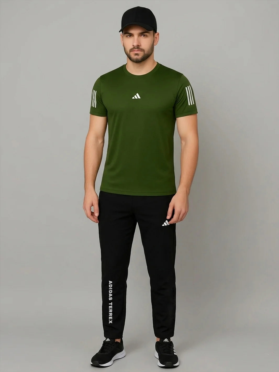 Dri Fit Combo Set - Olive / Black