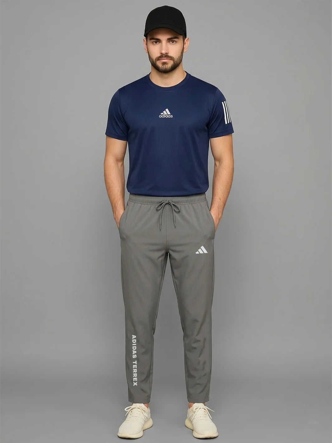 Dri Fit Combo Set - Navy / Grey