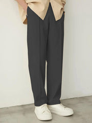 Plain Stripe-Line Jogger - Charcoal Grey - Drizzle.pk