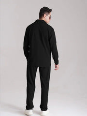 Premium Co-Ord Set Full Sleeve - Black - Drizzle.pk