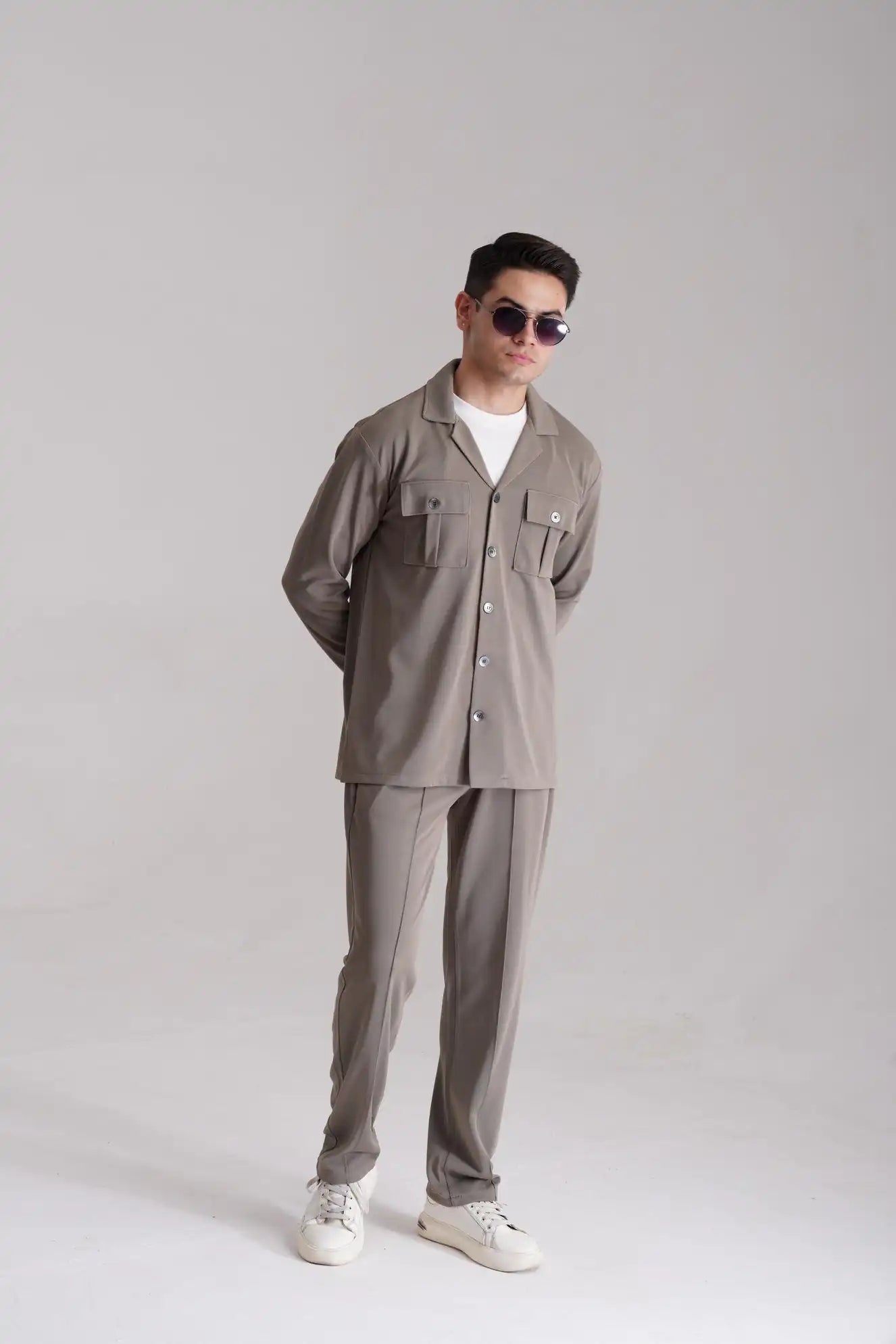 Premium Co-Ord Set Full Sleeve - Mint - Drizzle.pk